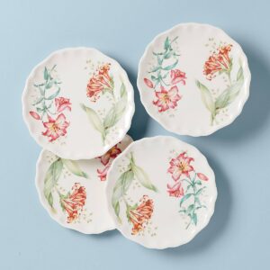 Butterfly Meadow Melamine Accent Decorative Plates - Set of 4