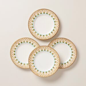Blue Pattern Tidbit Decorative Plates, Set of 4