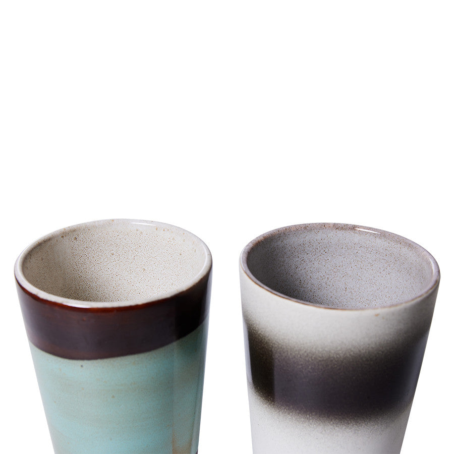Stoneware Latte Mugs - Set of 2 - Image 2